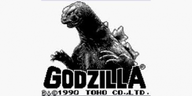 Godzilla GameBoy Game Title Screen